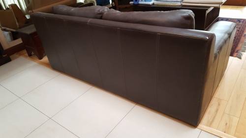 Coricraft Two Seater Leather Couch